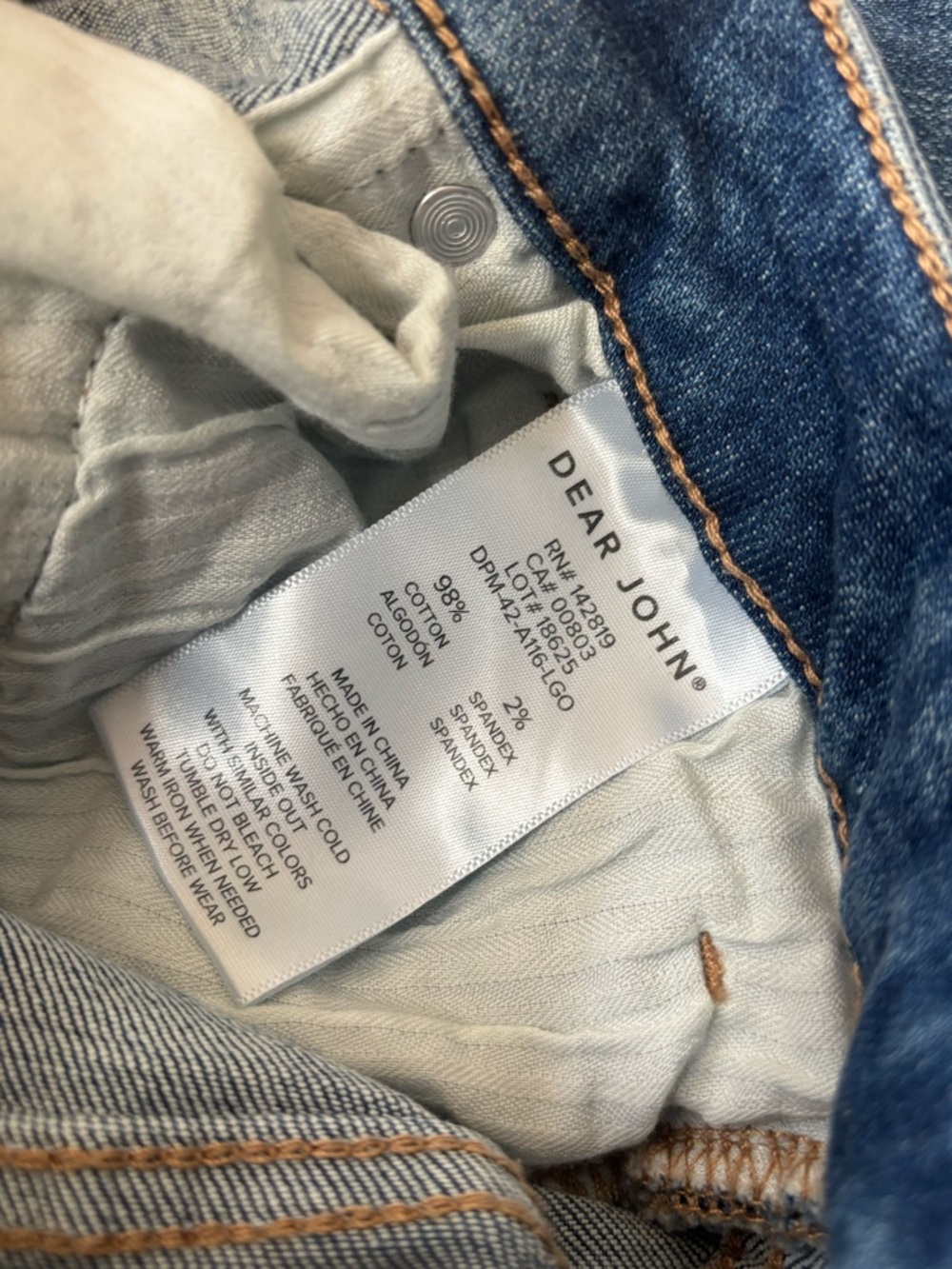 dear john jaxtyn bootcut cuffed jeans 28 $120 - Picture 10 of 11